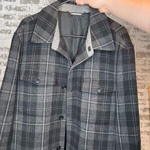Ermenegildo Zegna | mens plaid wool made in Italy blazer coat